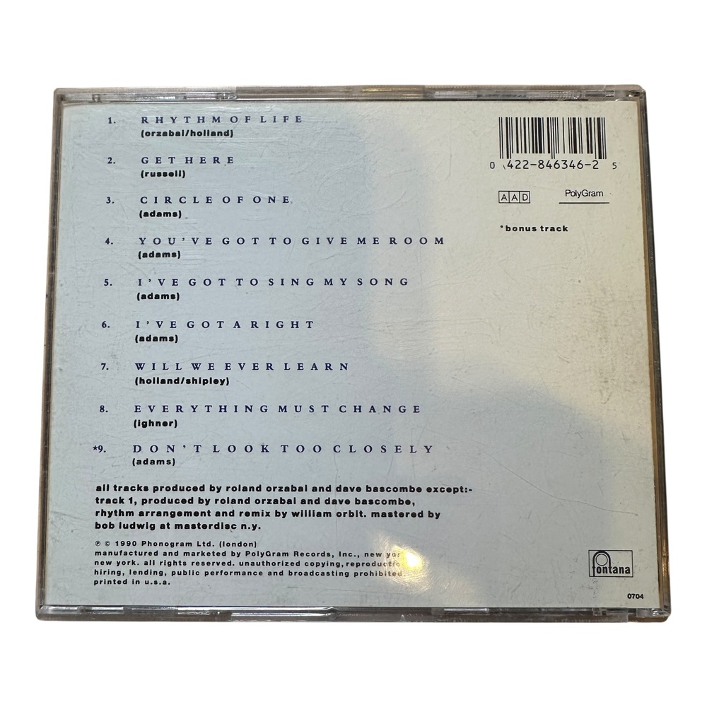 Oleta Adams Circle Of One 846 346-2 Audio CD Jazz Soul 1990 Original Release - Picture 2 of 2